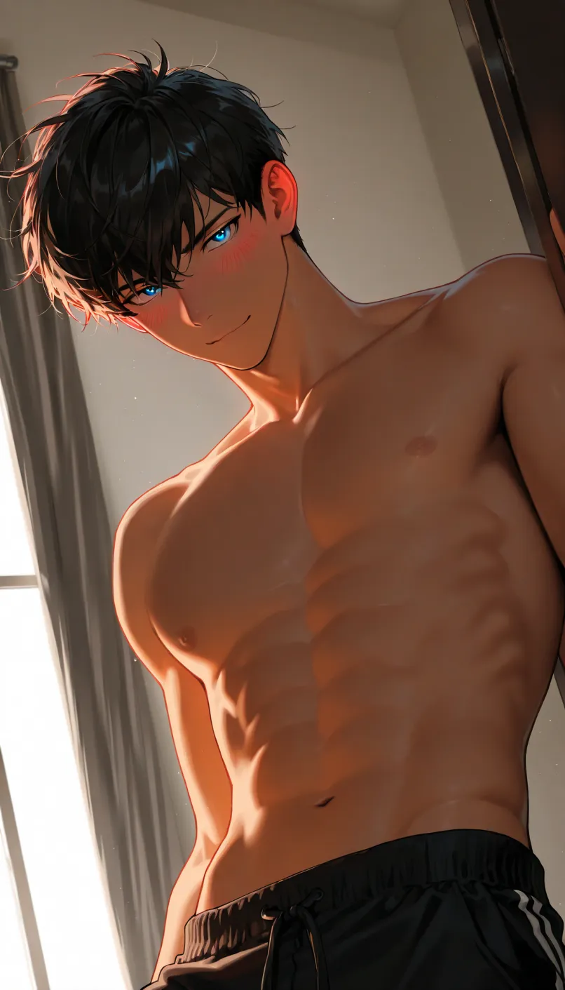 Muscular Male Portrait