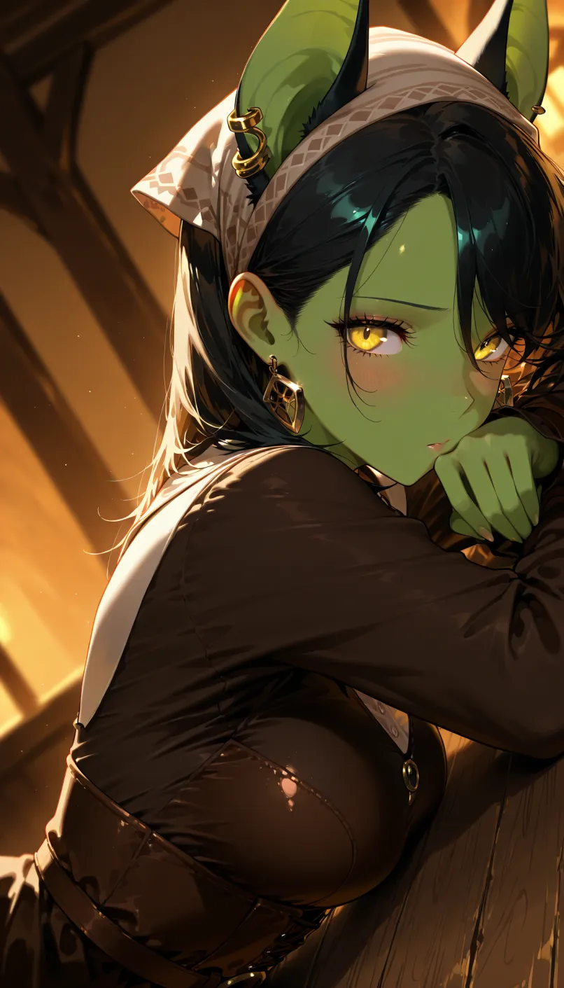 Piq, the Green-Skinned Girl