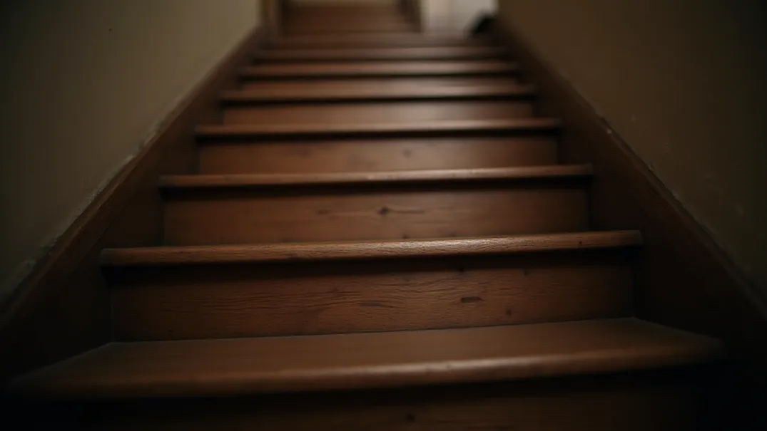 Worn Wooden Steps