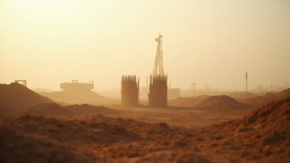 Bored Pile Construction at Safaga Port
