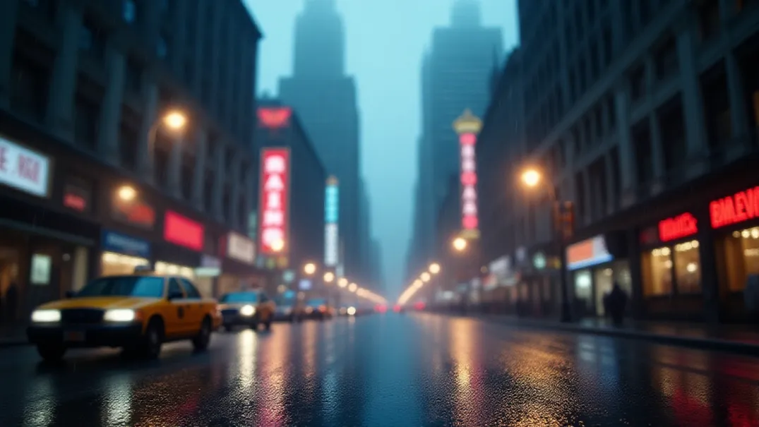 Serata Piovosa a New York