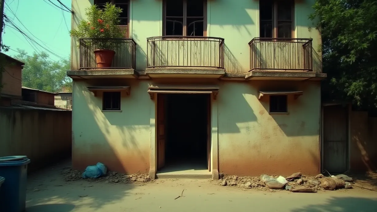 Two Men In Disguise As Housewives In Modern Day Chennai