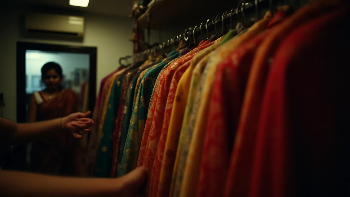 Two Men In Disguise As Housewives In Modern Day Chennai