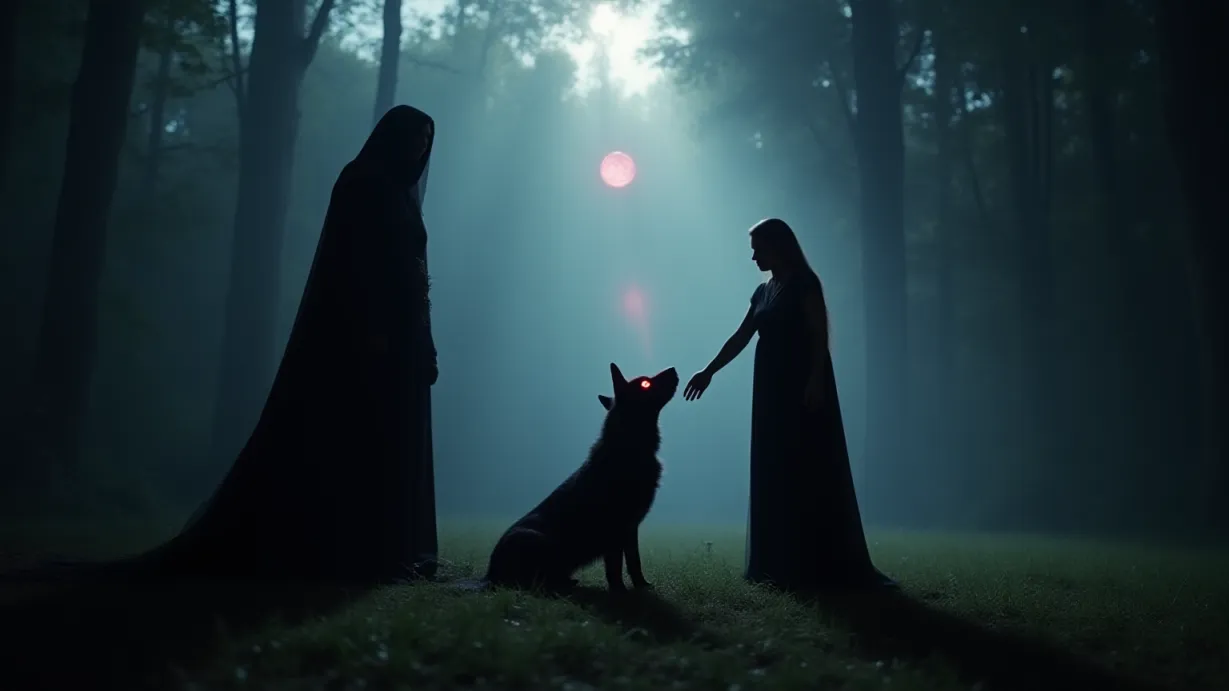 The Witch And The Tarot Card Men