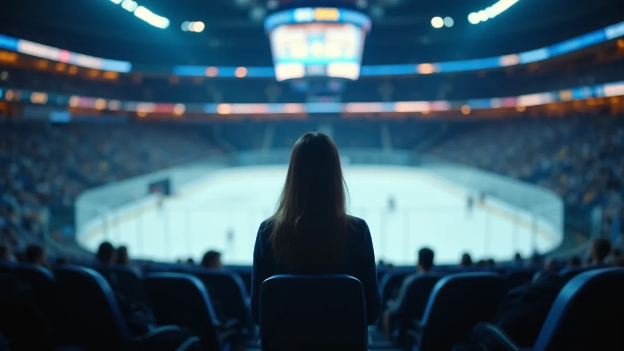 The Hockey Star's Secret Crush