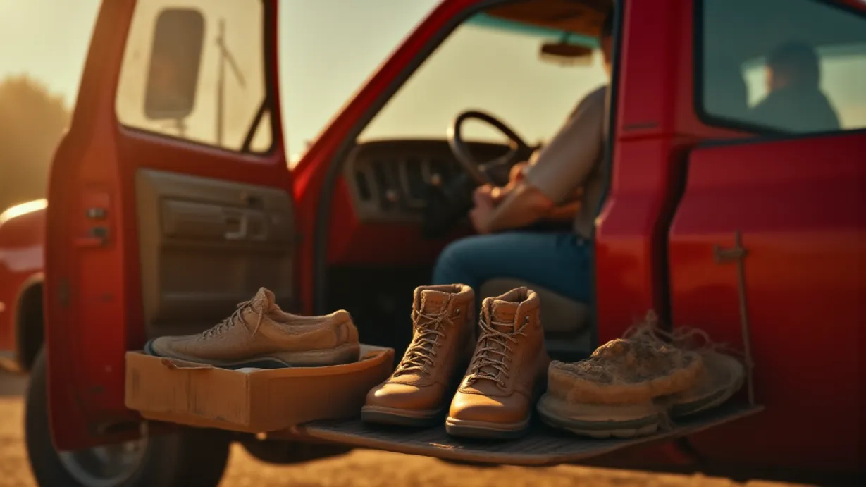 The Boy And His Broken Sneakers