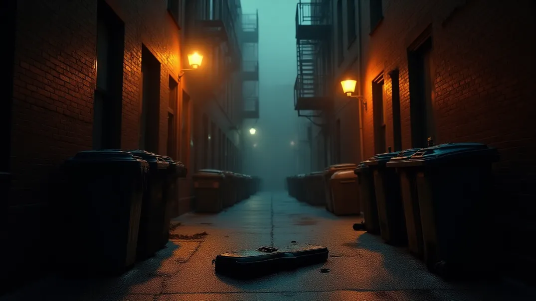 昏暗的小巷