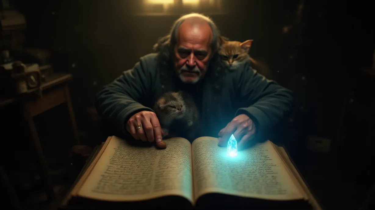 The Cat And The Mouse Who Cared For A Baby Elf