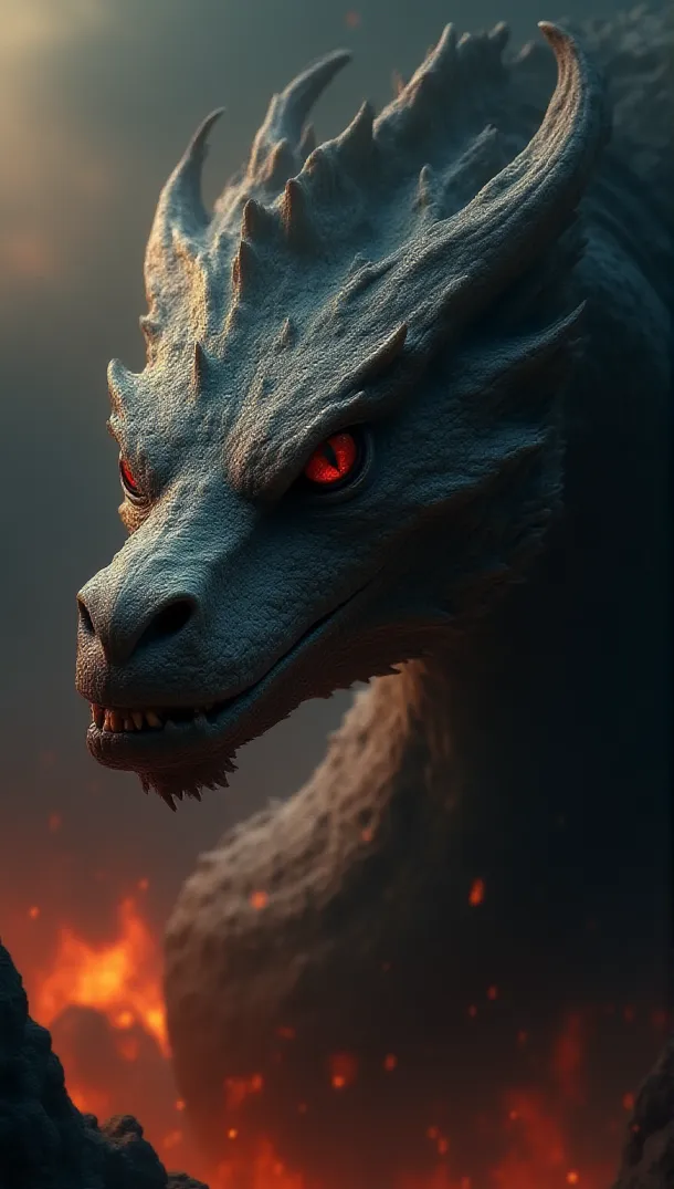 Majestätischer Drache