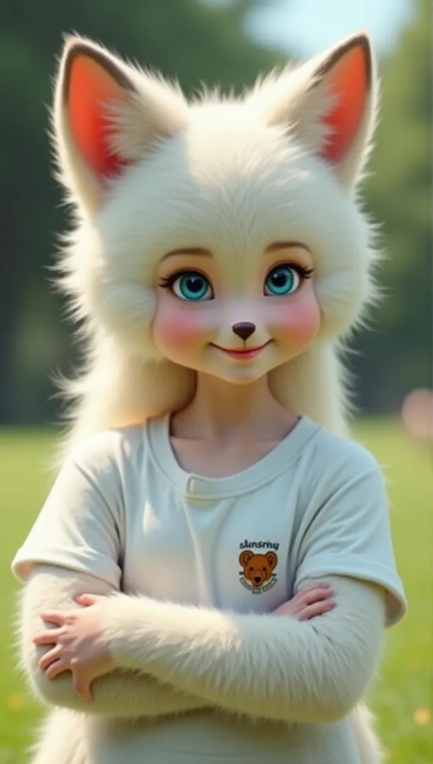 Adorable Female Fox Child
