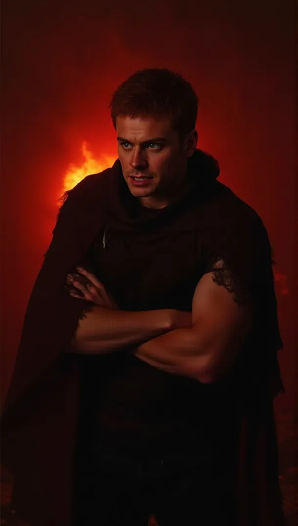Homme Musclé en Colère