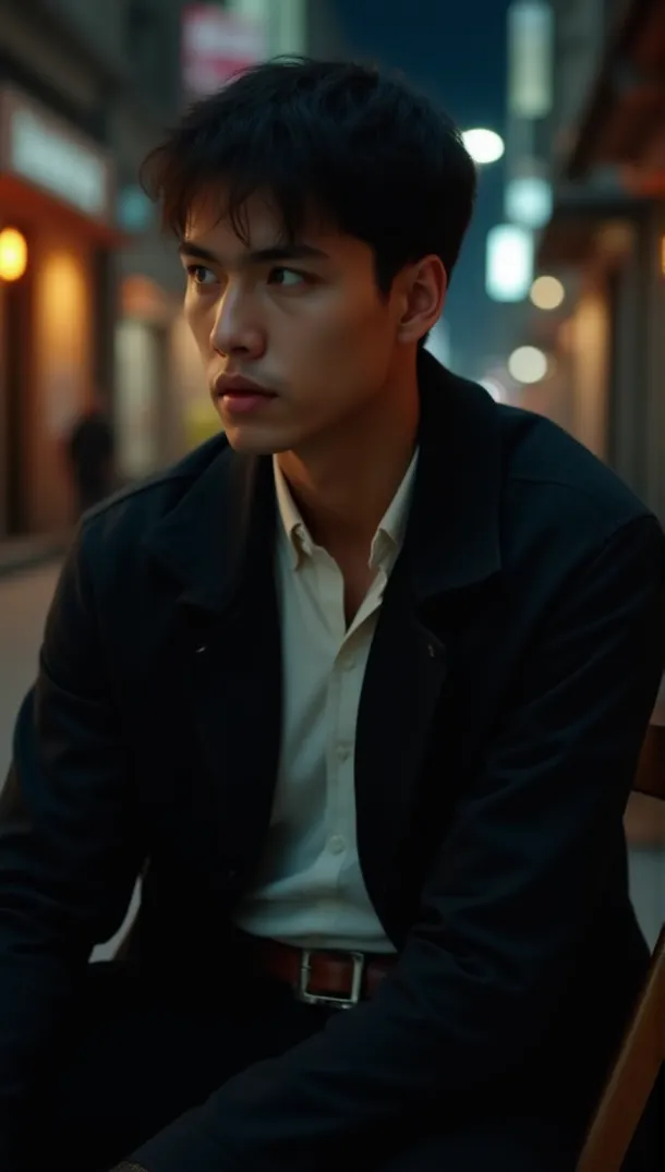 神秘的年輕男性