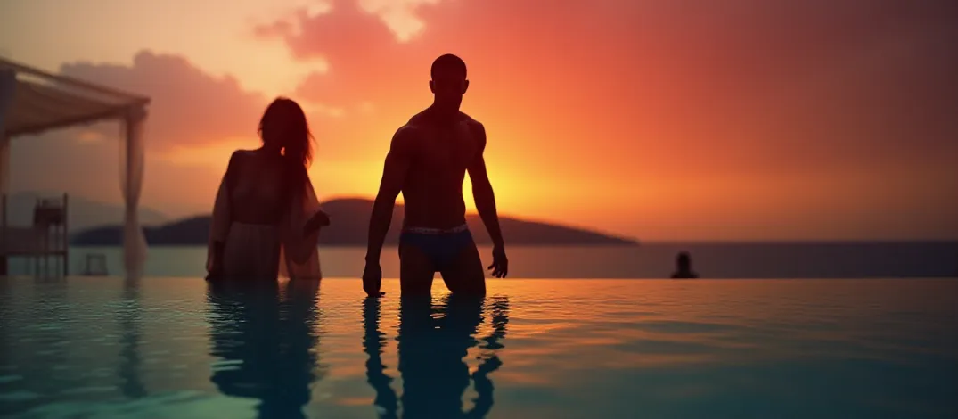 Bedrohlicher Infinity-Pool