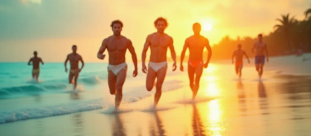 Ethan beim Sonnenuntergang