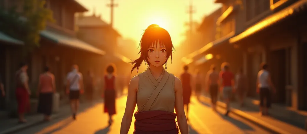Sarada Haruno in Konoha